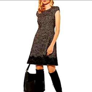 Karen Millen Tweed and Lace Dress